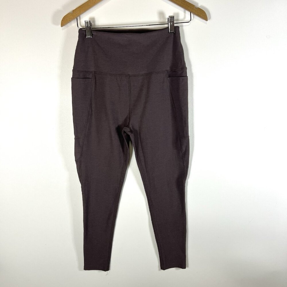 Beyond Yoga Leggings Women Large Spacedye Out Of Pocket Yoga Purple
